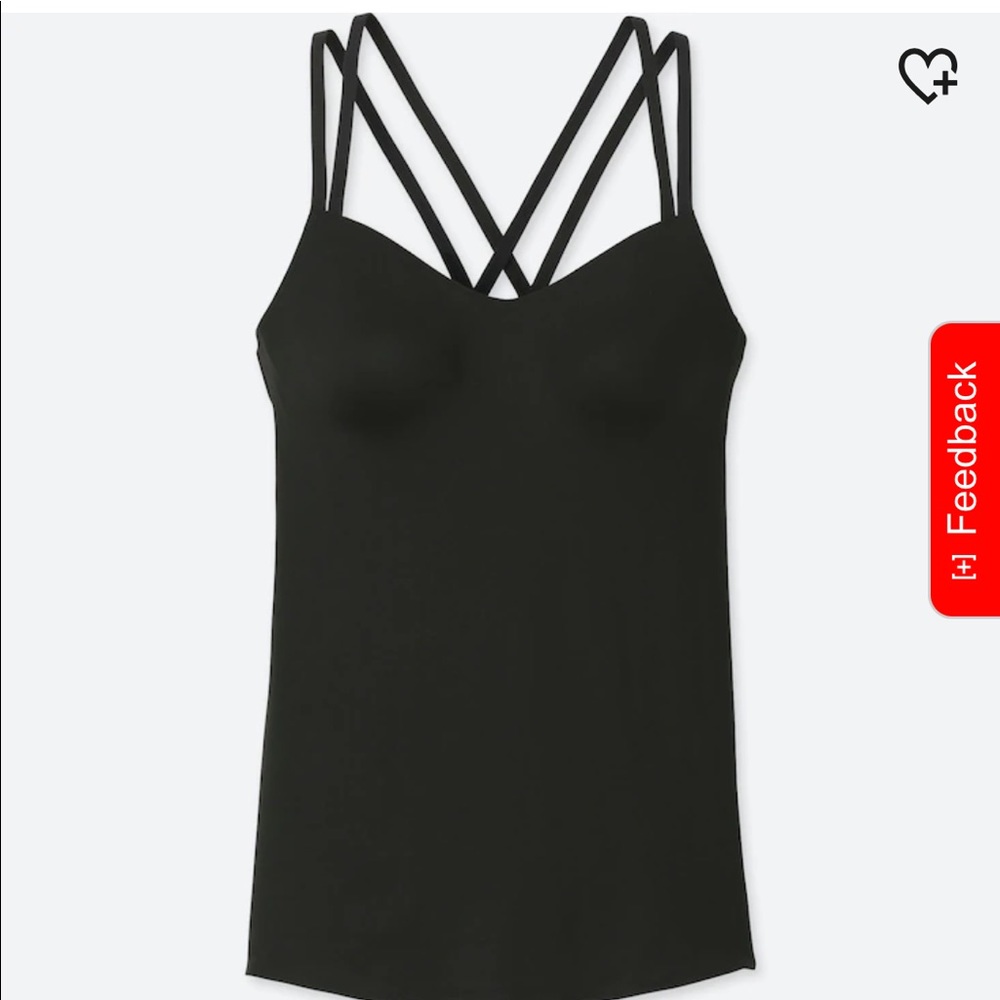 Uniqlo Black Airism Bra Top